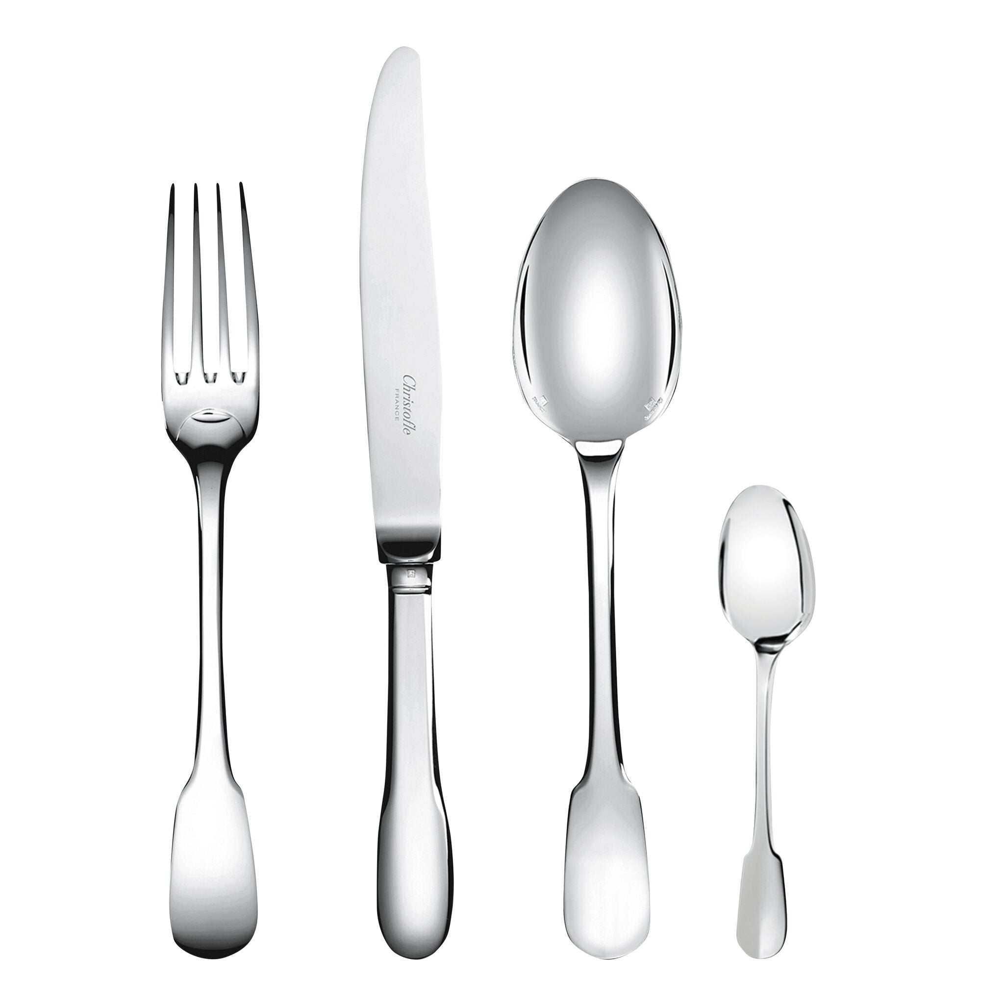 Christofle Cluny Flatware Set, Silver-Plated — 48-piece set