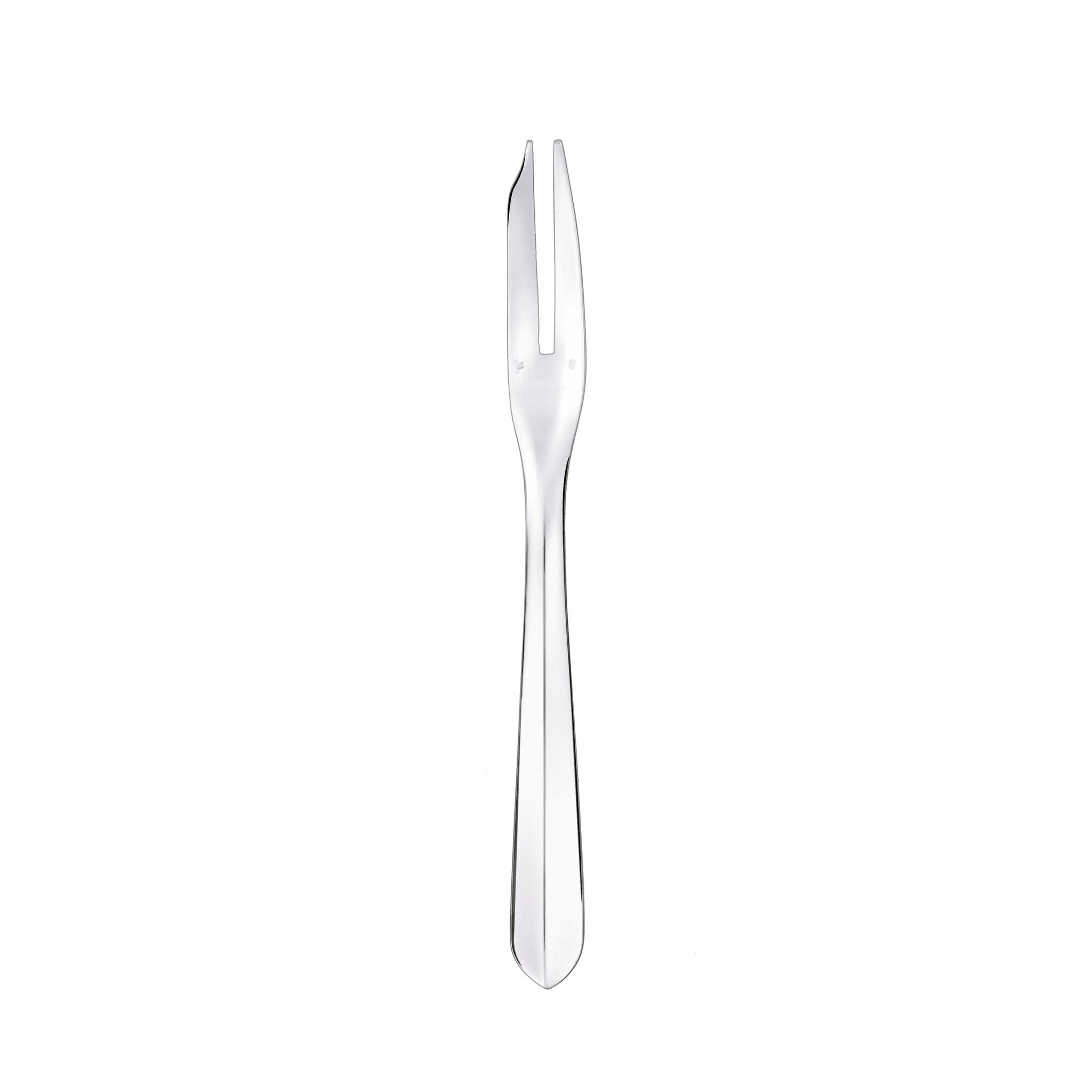 Christofle Infini Silver-Plated Cocktail Fork in silver-plate on a white background