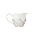 Christofle Malmaison Porcelain Cream Pitcher 25cl Platinum Finish — additional view