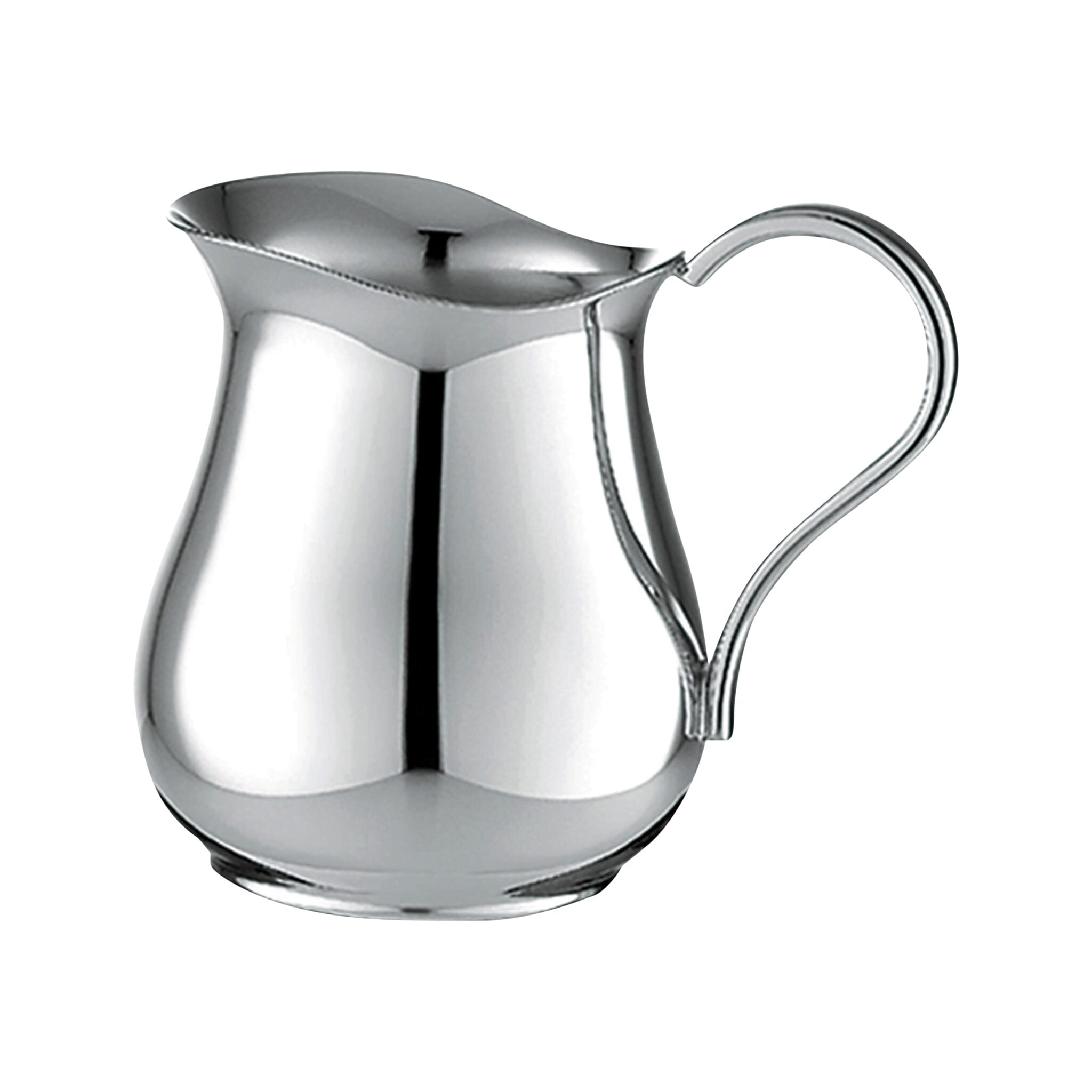 Christofle Albi Silver-Plated Cream Pitcher, Large in silver-plate on a white background