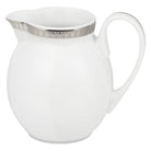 Christofle Malmaison Porcelain Creamer Jug Platinum Finish — additional view