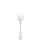 Christofle Sterling Silver Cream Soup Spoon in sterling silver on a white background