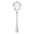 Christofle America Silver-Plated Cream Soup Spoon in silver-plate on a white background