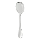 Christofle Cluny Silver-Plated Cream Soup Spoon in silver-plate on a white background