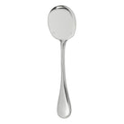 Christofle Perles Silver-Plated Cream Soup Spoon in silver-plate on a white background