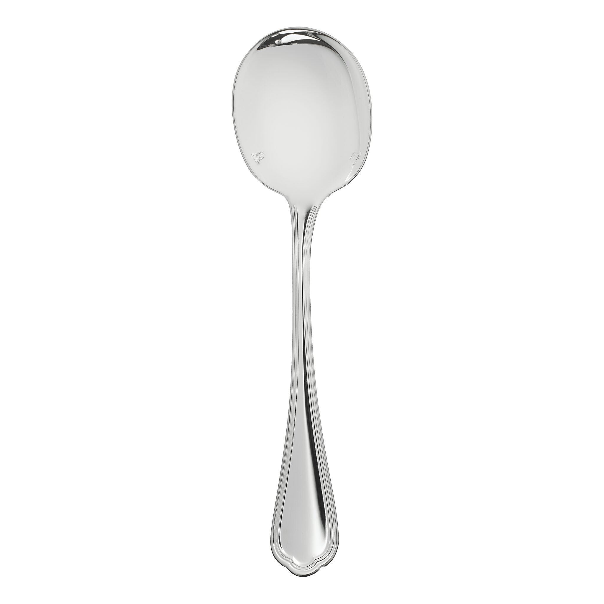 Christofle Spatours Silver-Plated Cream Soup Spoon — additional view