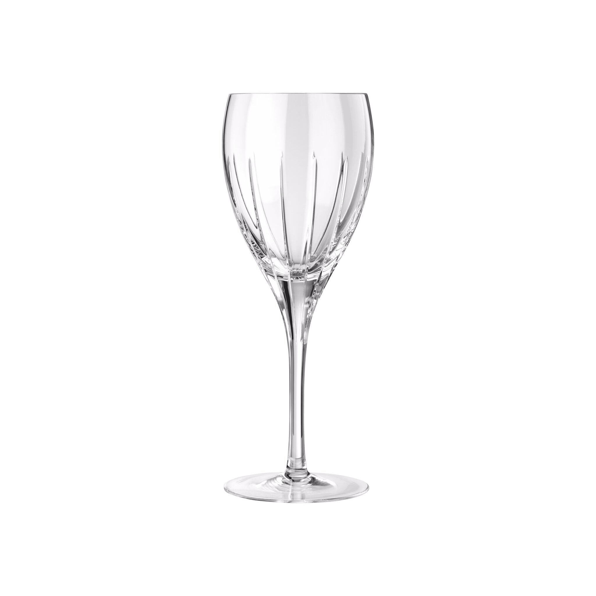 Christofle Iriana Red Wine Crystal Glasses - Set of 2 in crystal on a white background
