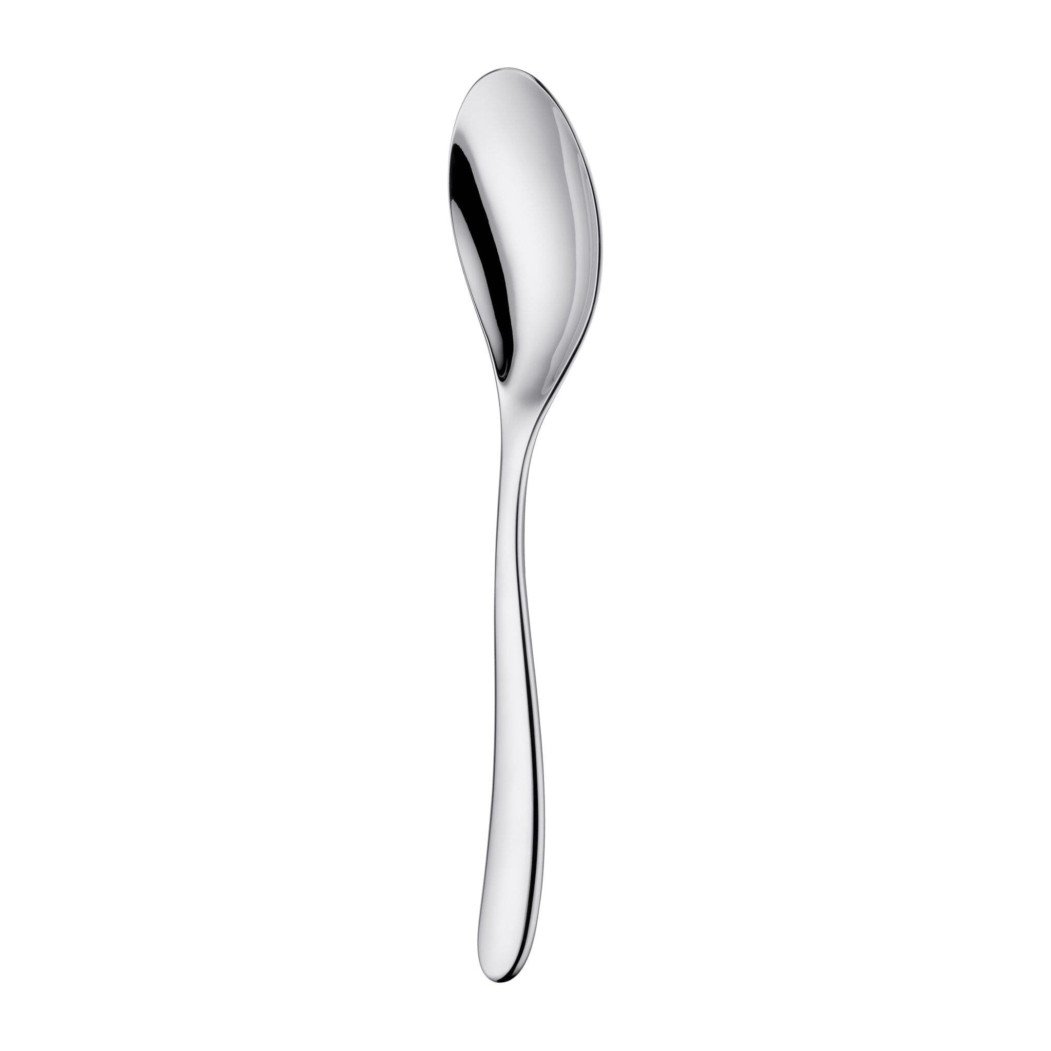 Christofle L'Ame de Christofle Stainless Steel Serving Spoon in stainless steel on a white background