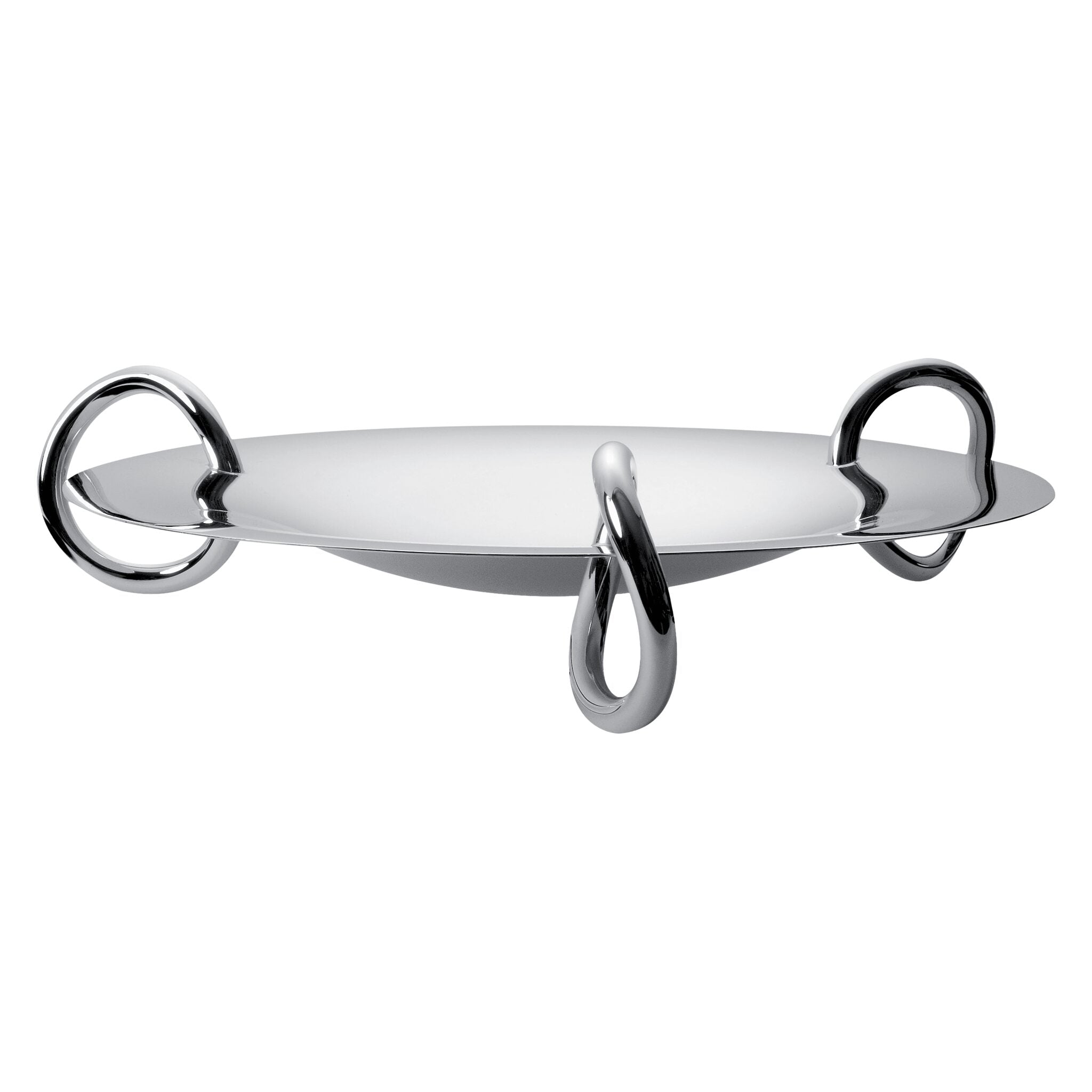 Christofle Vertigo Silver-Plated Centerpiece in silver-plate on a white background