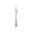 Christofle Jardin d'Eden Sterling Silver Dessert Fork in sterling silver on a white background
