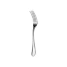 Christofle Stainless Steel Dessert Fork in stainless steel on a white background