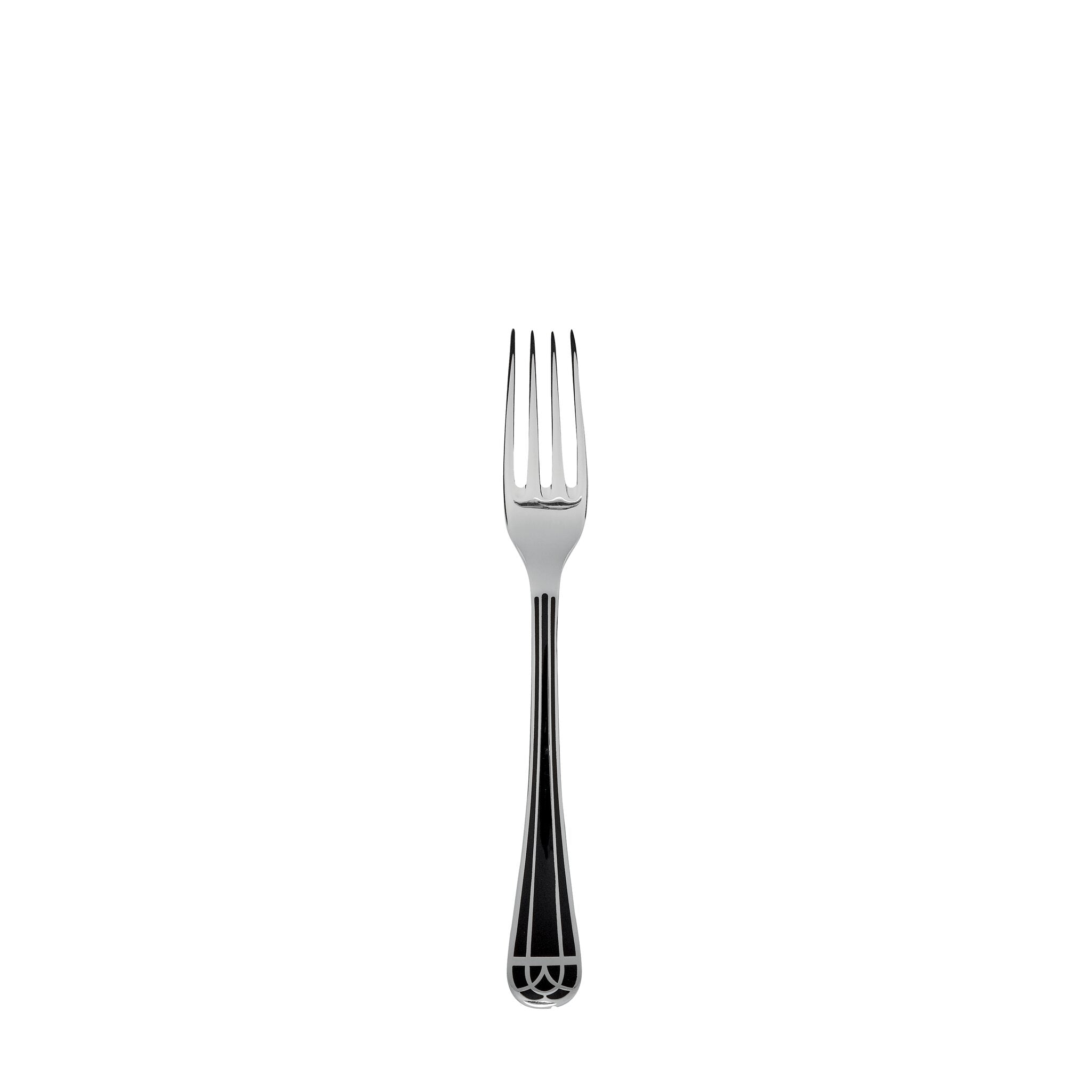 Christofle Dessert Fork Talisman Silver Plated in silver-plate on a white background