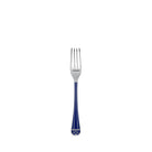Christofle Silver Plated Dessert Fork - Marbled Blue in silver-plate on a white background
