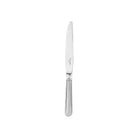 Christofle Albi Stainless Steel Dessert Knife in stainless steel on a white background