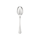 Christofle America Silver-Plated Dessert Spoon in silver-plate on a white background