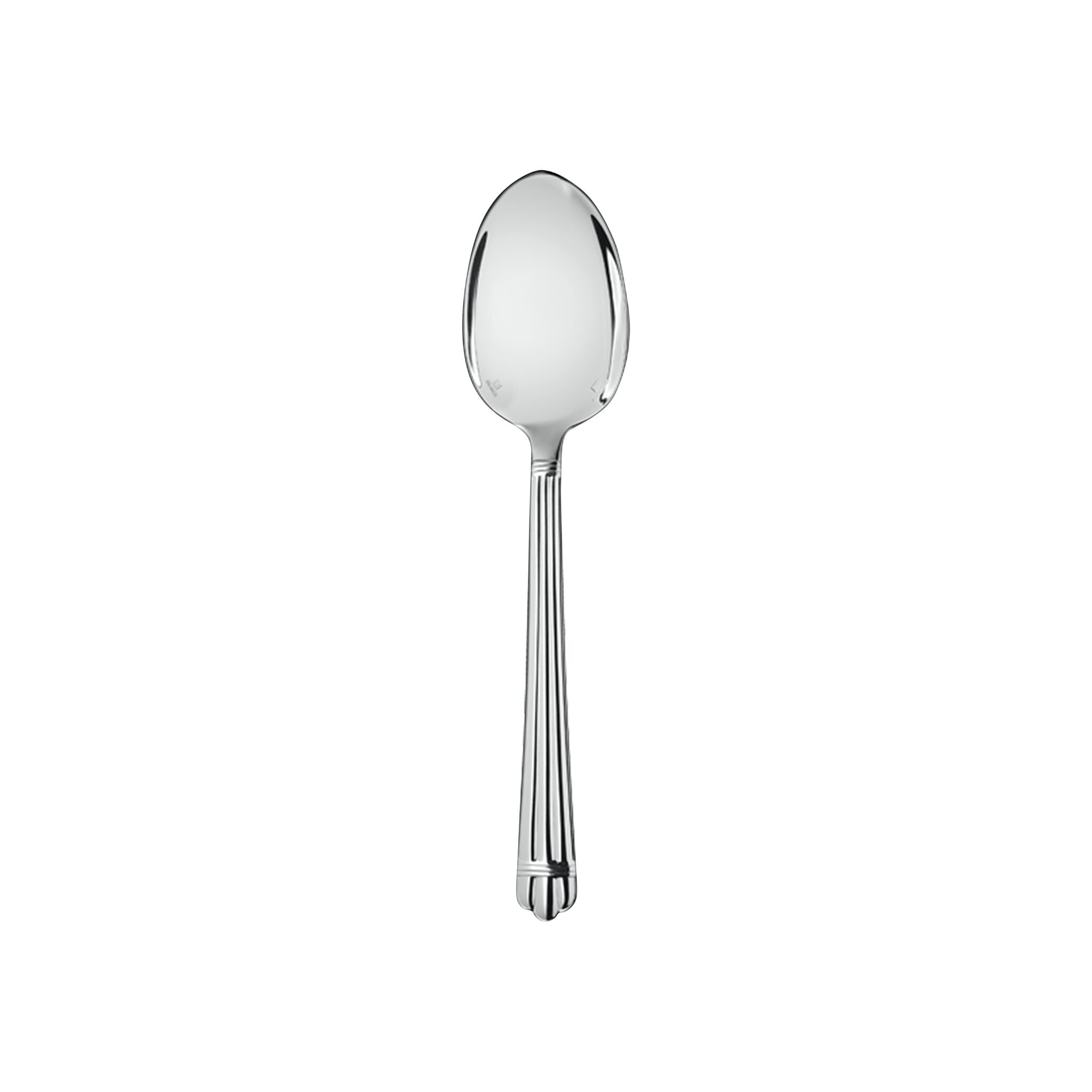 Christofle Dessert Spoon Aria Sterling Silver in sterling silver on a white background