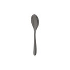 Christofle L'Ame de Christofle Black Stainless Steel Dessert Spoon in stainless steel on a white background