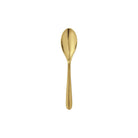 Christofle L'Ame de Christofle Gold Stainless Steel Dessert Spoon in stainless steel on a white background