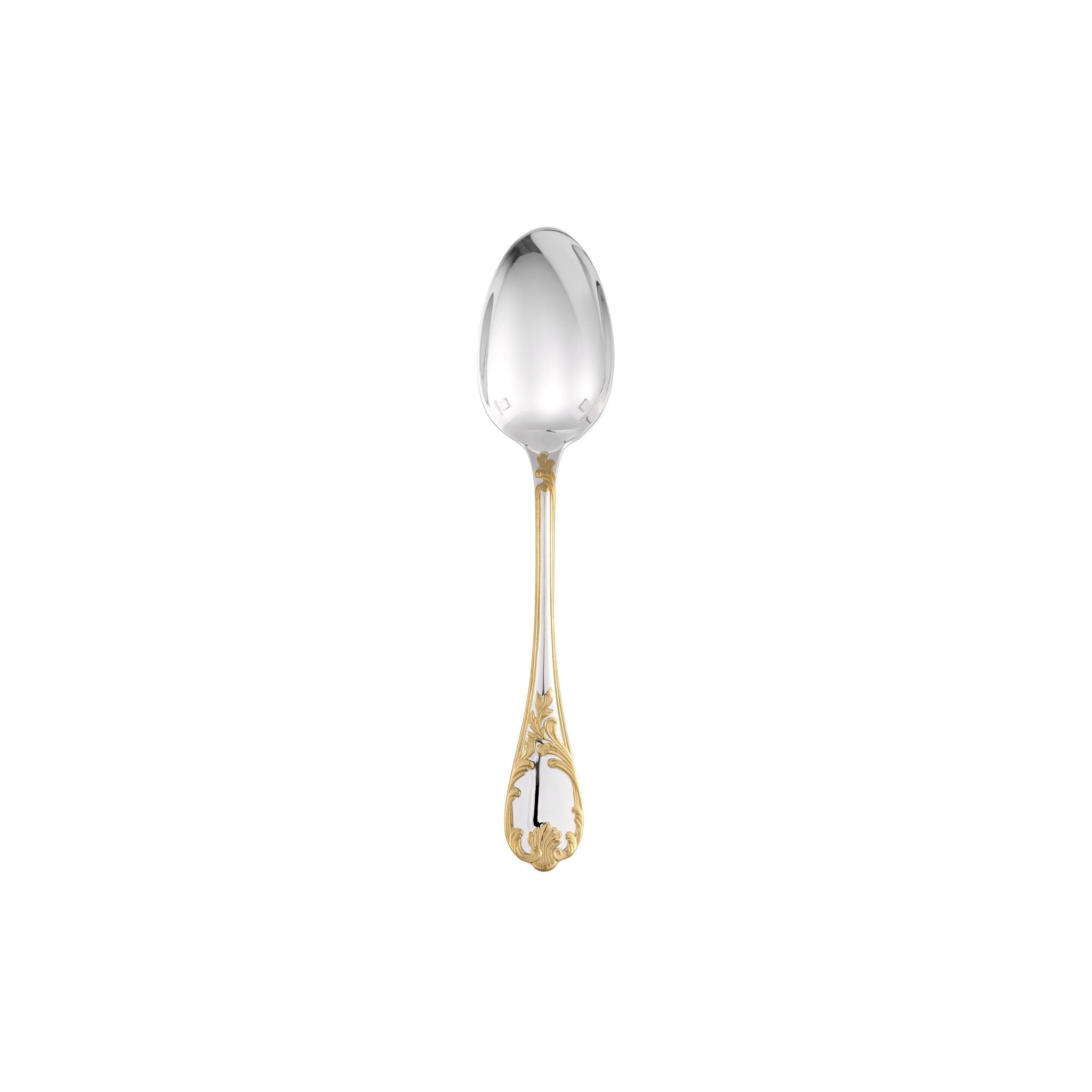 Christofle Dessert Spoon Silver Plated - Partial Gilding — additional view