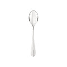 Christofle Origine Stainless Steel Dessert Spoon in stainless steel on a white background
