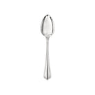Christofle Spatours Silver-Plated Dessert Spoon in silver-plate on a white background