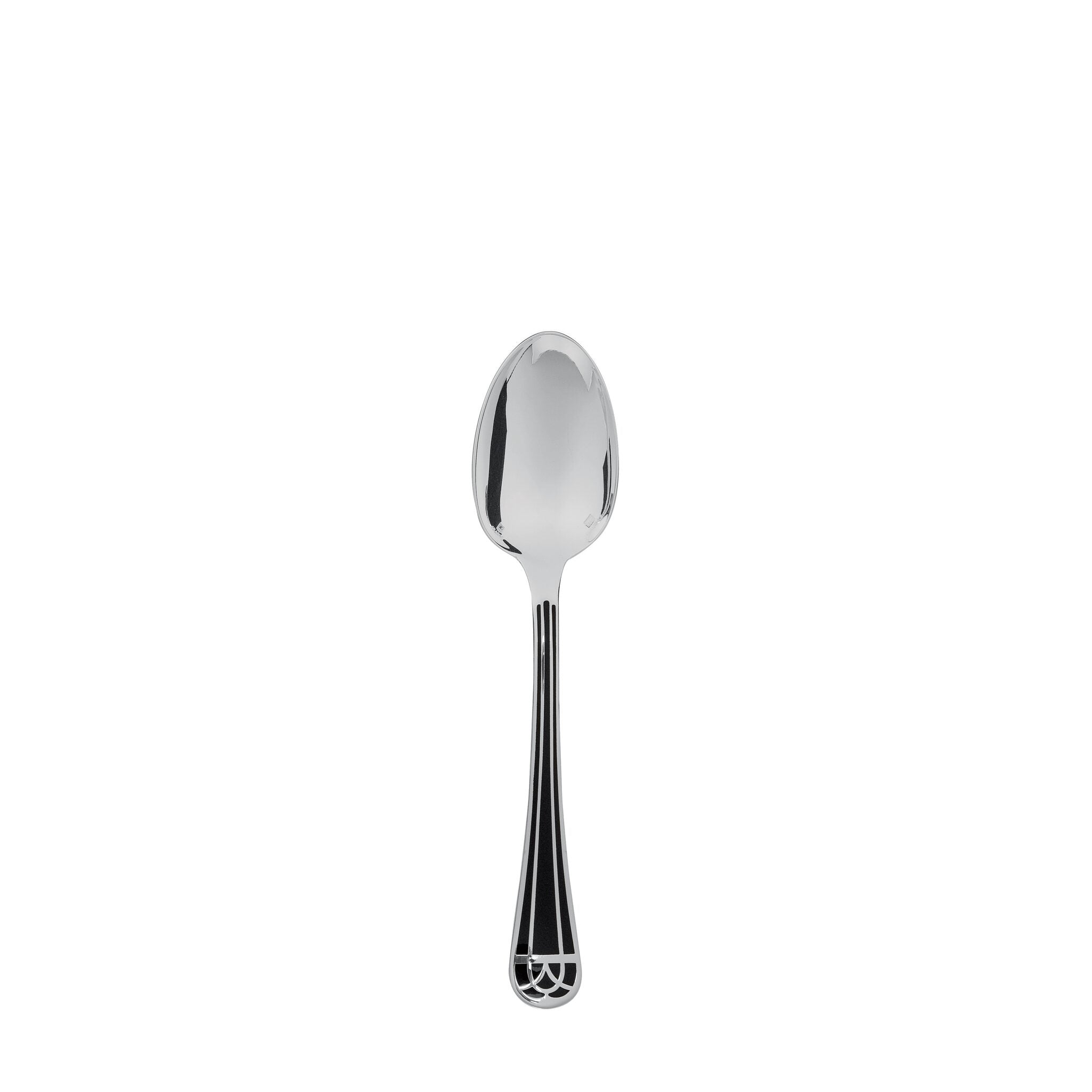 Christofle Dessert Spoon Silver-Plated in silver-plate on a white background