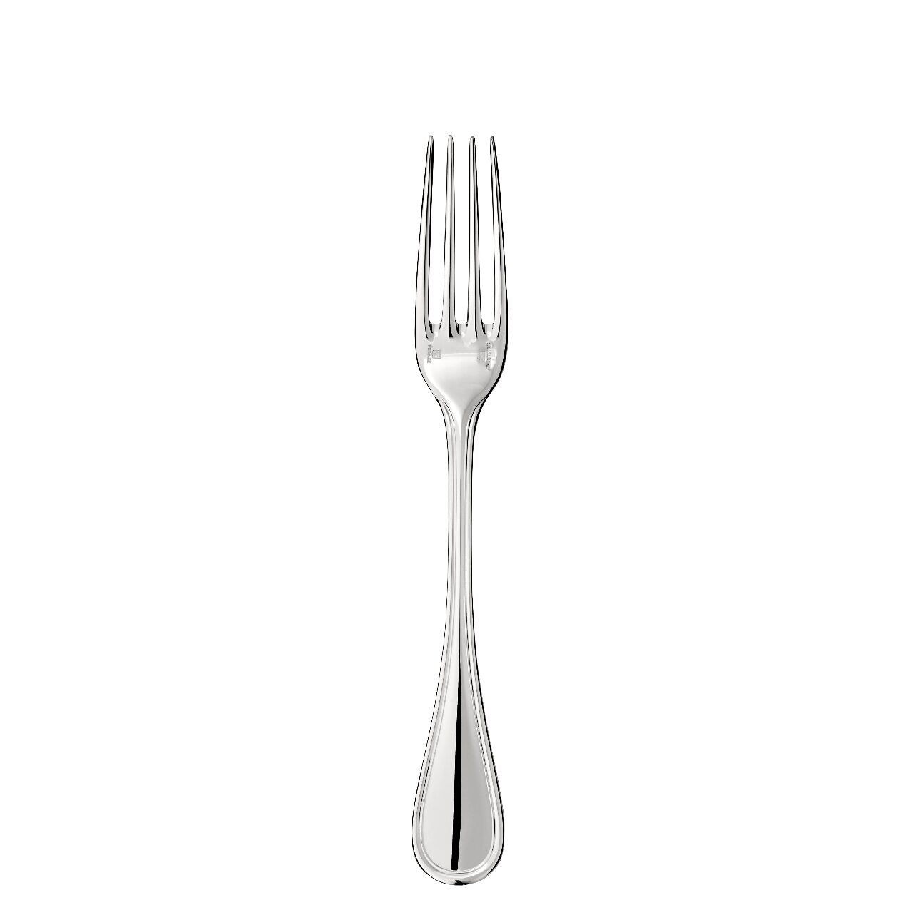 Christofle Albi Silver-Plated Dinner Fork in silver-plate on a white background
