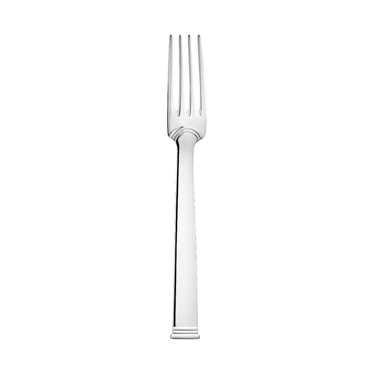 Christofle Commodore Silver-Plated Dinner Fork in silver-plate on a white background