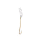Christofle Malmaison Partially Gilded Silver-plated Dinner Fork in silver-plate on a white background