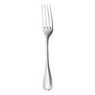 Christofle Malmaison Sterling Silver Dinner Fork in sterling silver on a white background