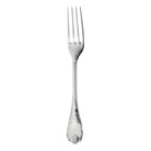 Christofle Marly Sterling Silver Dinner Fork in sterling silver on a white background