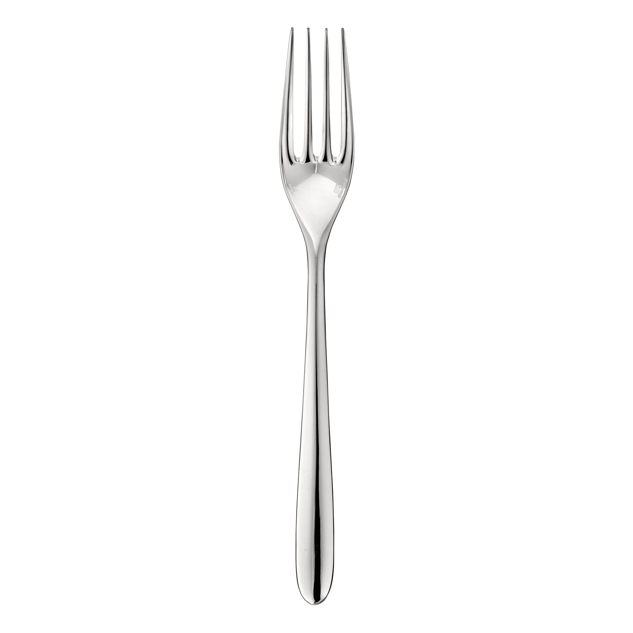 Christofle Mood Silver-Plated Dinner Fork in silver-plate on a white background