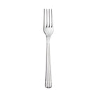 Christofle Osiris Stainless Steel Dinner Fork in stainless steel on a white background
