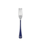 Christofle Silver-Plated Dinner Fork - Marbled Blue in silver-plate on a white background
