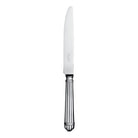 Christofle Aria Sterling Silver Dinner Knife in sterling silver on a white background