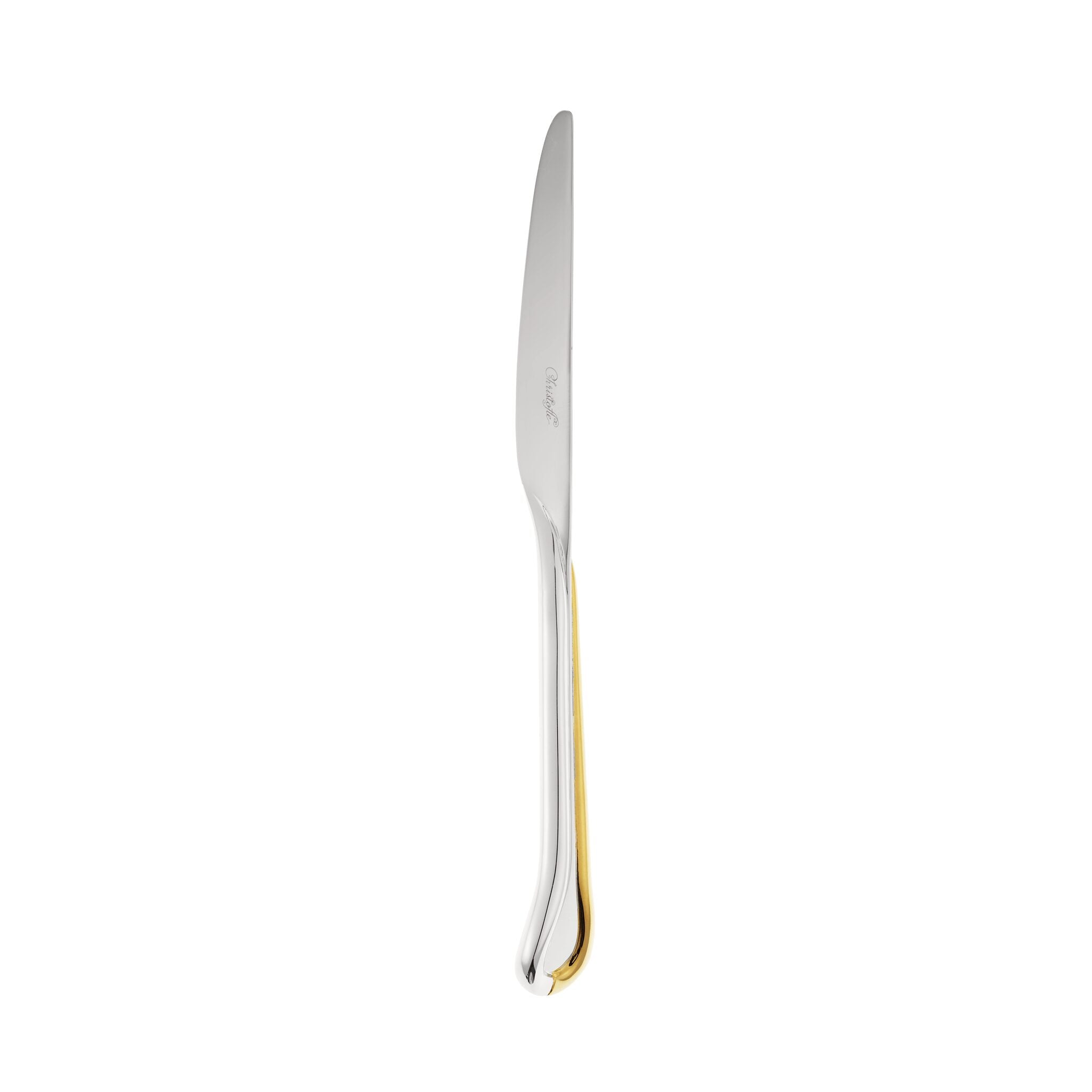 Christofle Carrousel Partially Gilded Silver-Plated Dinner Knife — additional view