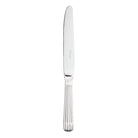 Christofle Osiris Stainless Steel Dinner Knife in stainless steel on a white background