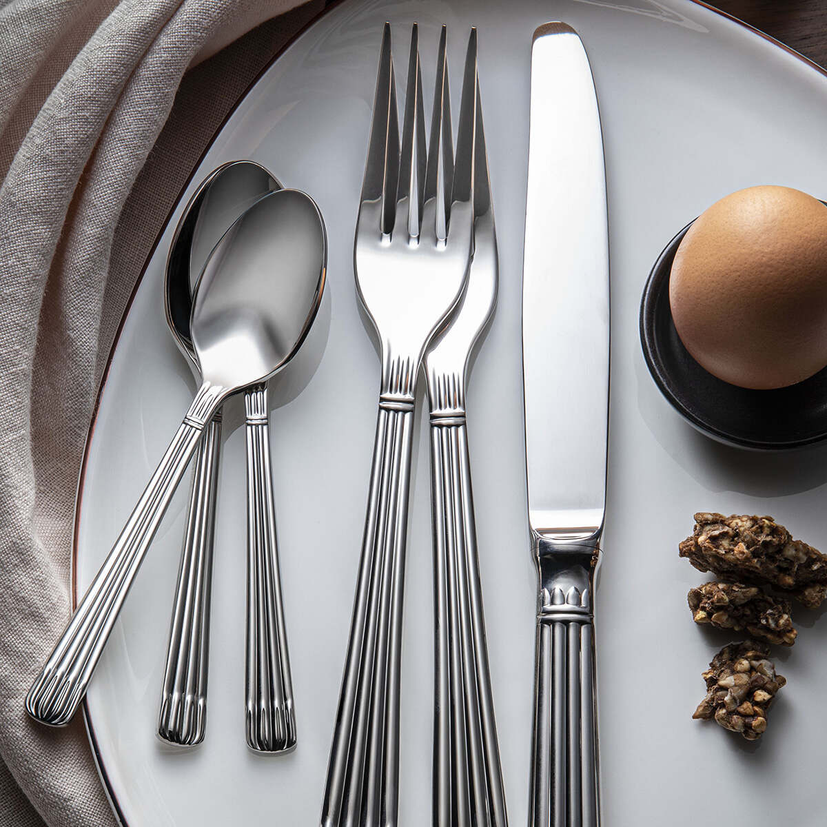 Christofle Osiris Stainless Steel Dinner Knife — additional view