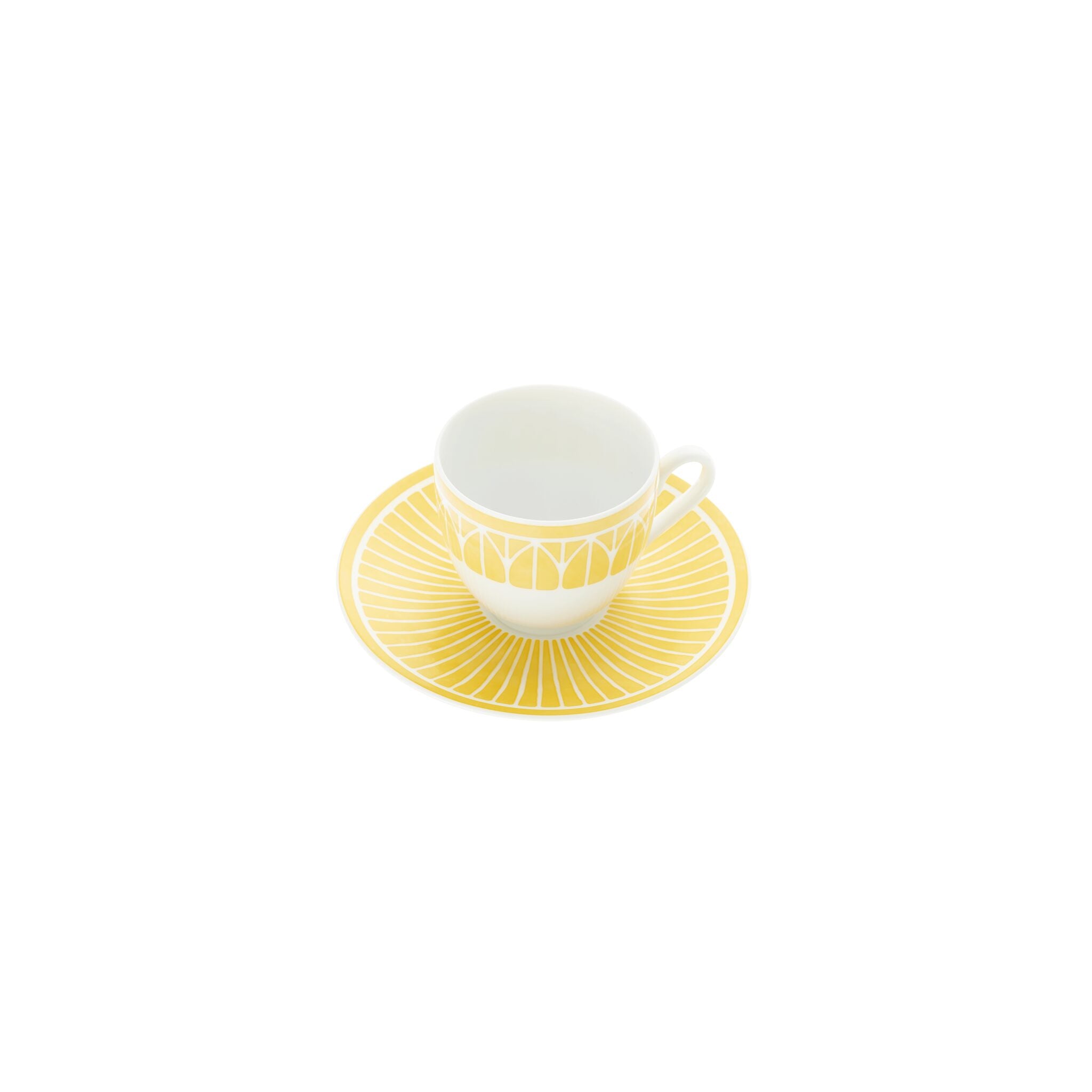 Christofle Malmaison Porcelain Espresso Cup and Saucer — additional view