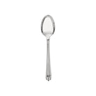 Christofle Aria Sterling Silver Espresso Spoon in sterling silver on a white background