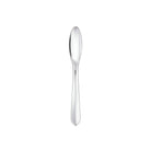Christofle Infini Silver-Plated Espresso Spoon in silver-plate on a white background