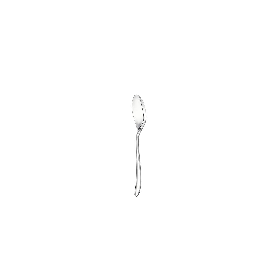 Christofle Mood Silver-Plated Espresso Spoon in silver-plate on a white background