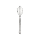 Christofle Osiris Stainless Steel Espresso Spoon in stainless steel on a white background