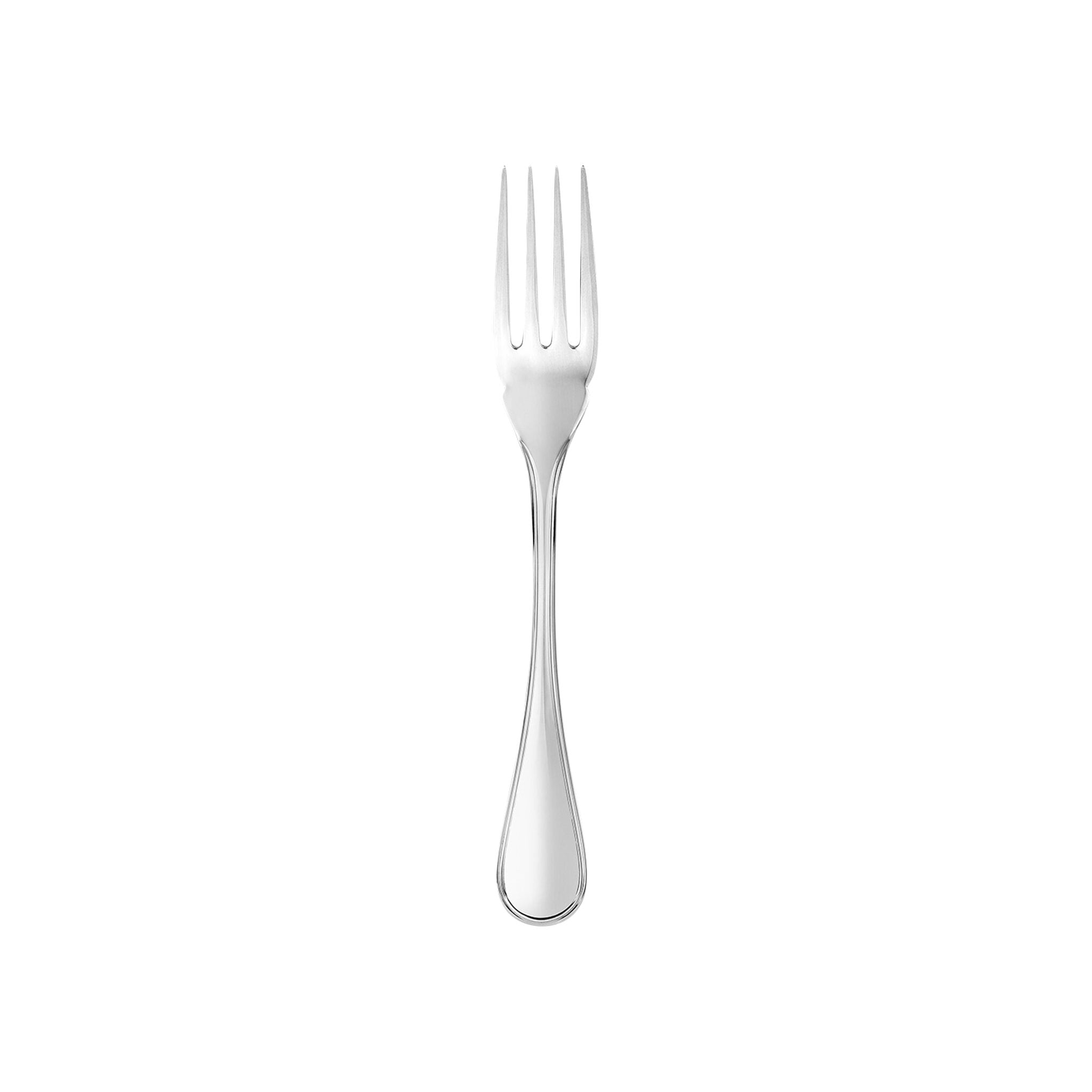 Christofle Albi Stainless Steel Fish Fork in stainless steel on a white background