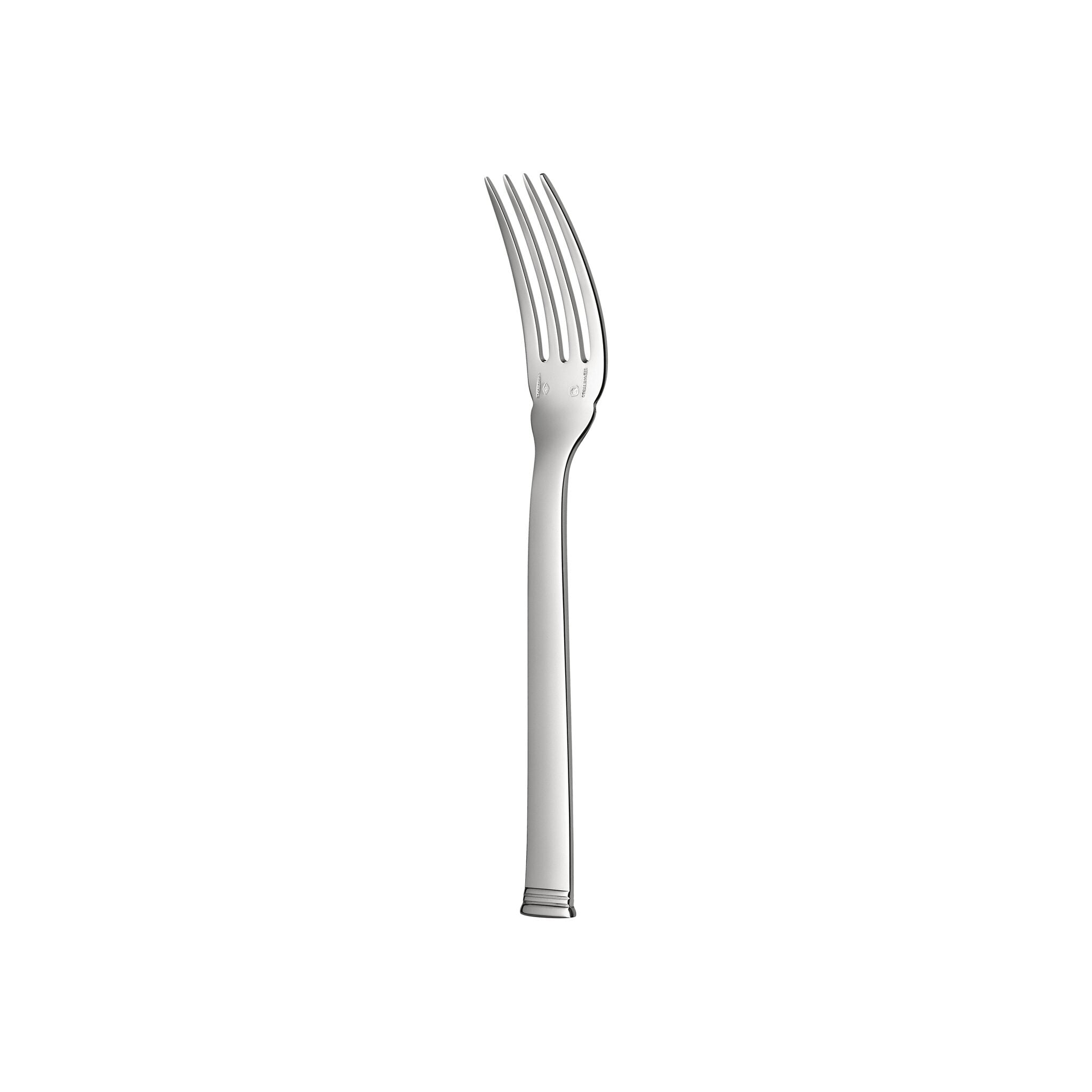 Christofle Commodore Silver-Plated Fish Fork in silver-plate on a white background