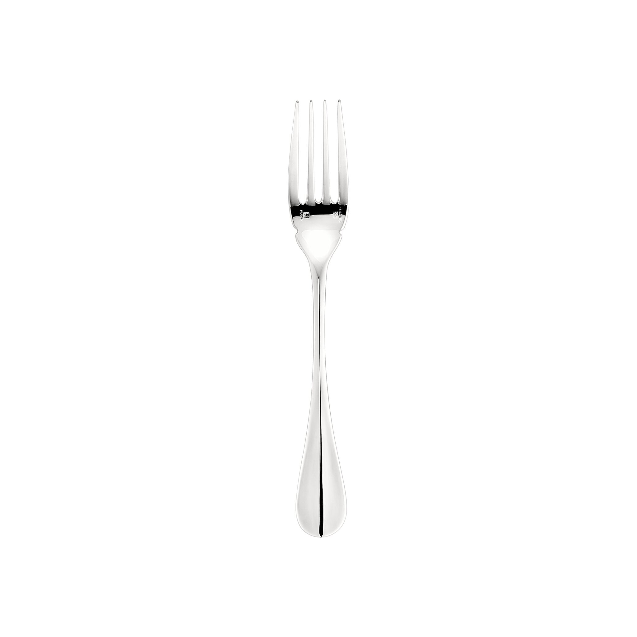 Christofle Fidelio Silver-Plated Fish Fork in silver-plate on a white background