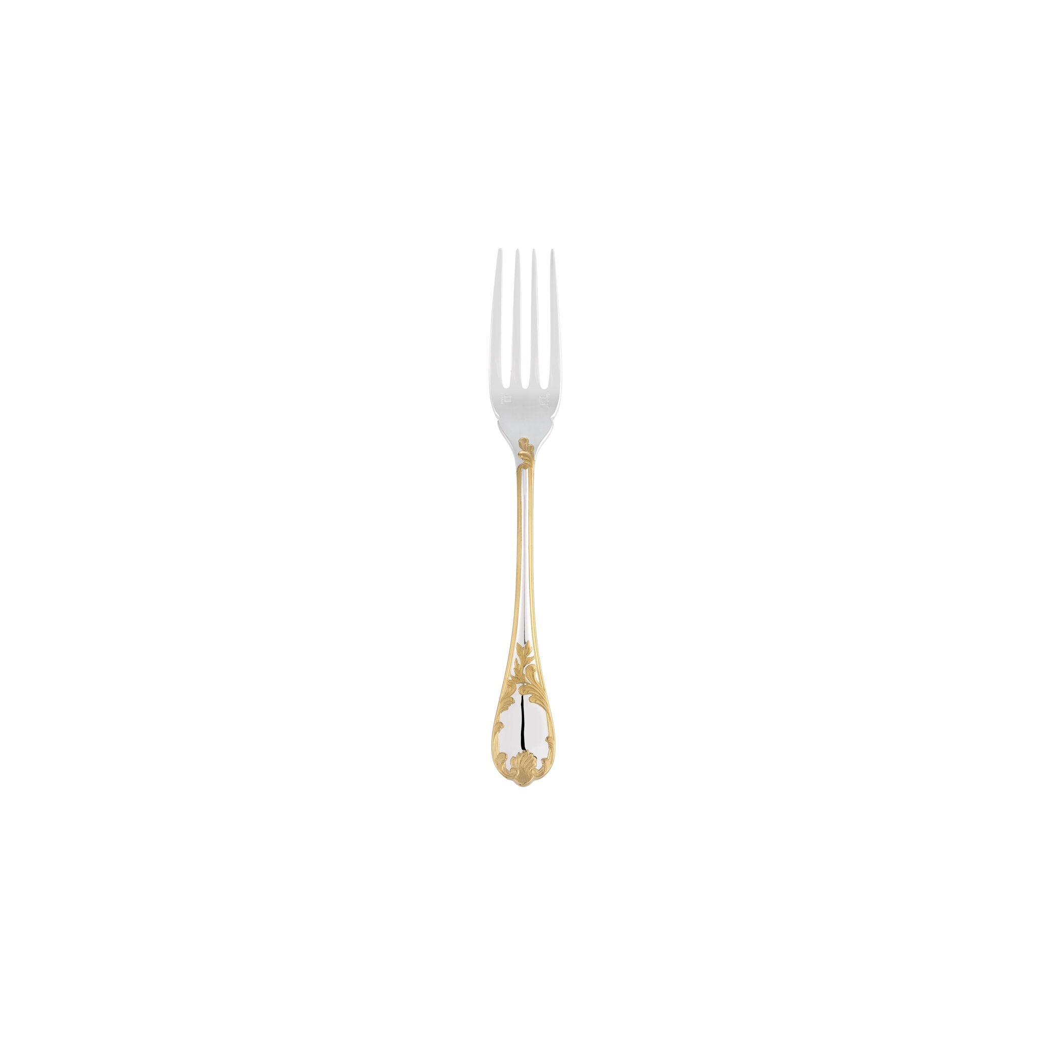 Christofle Silver-Plated Fish Fork in silver-plate on a white background
