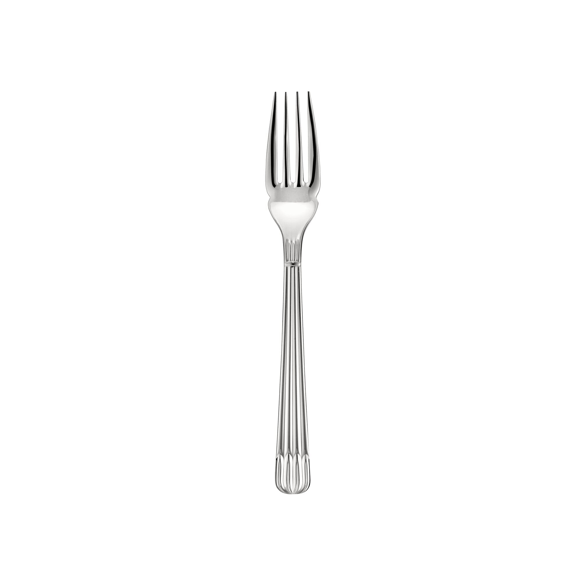 Christofle Osiris Stainless Steel Fish Fork in stainless steel on a white background