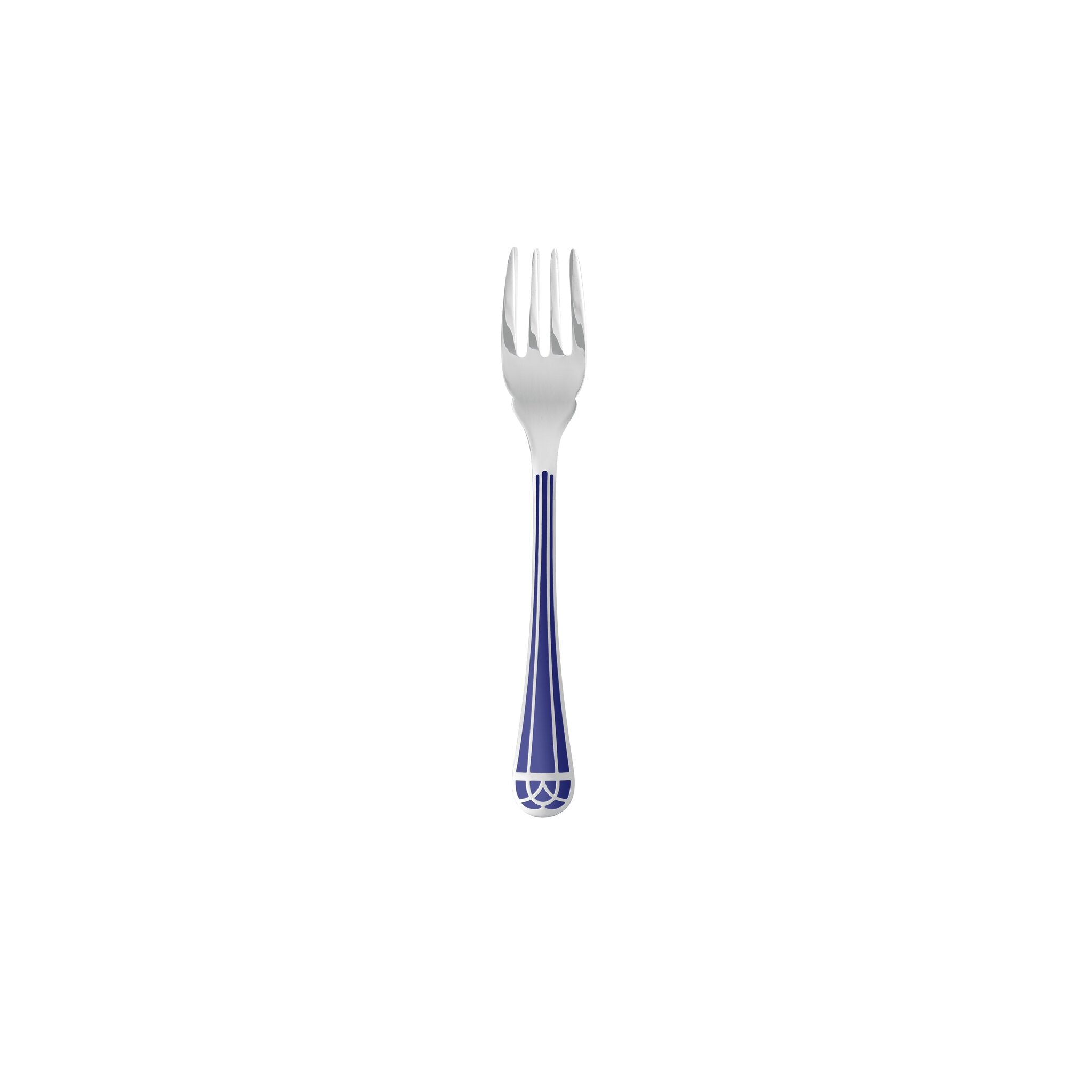 Christofle Silver-plated Fish Fork - Marbled Blue — additional view