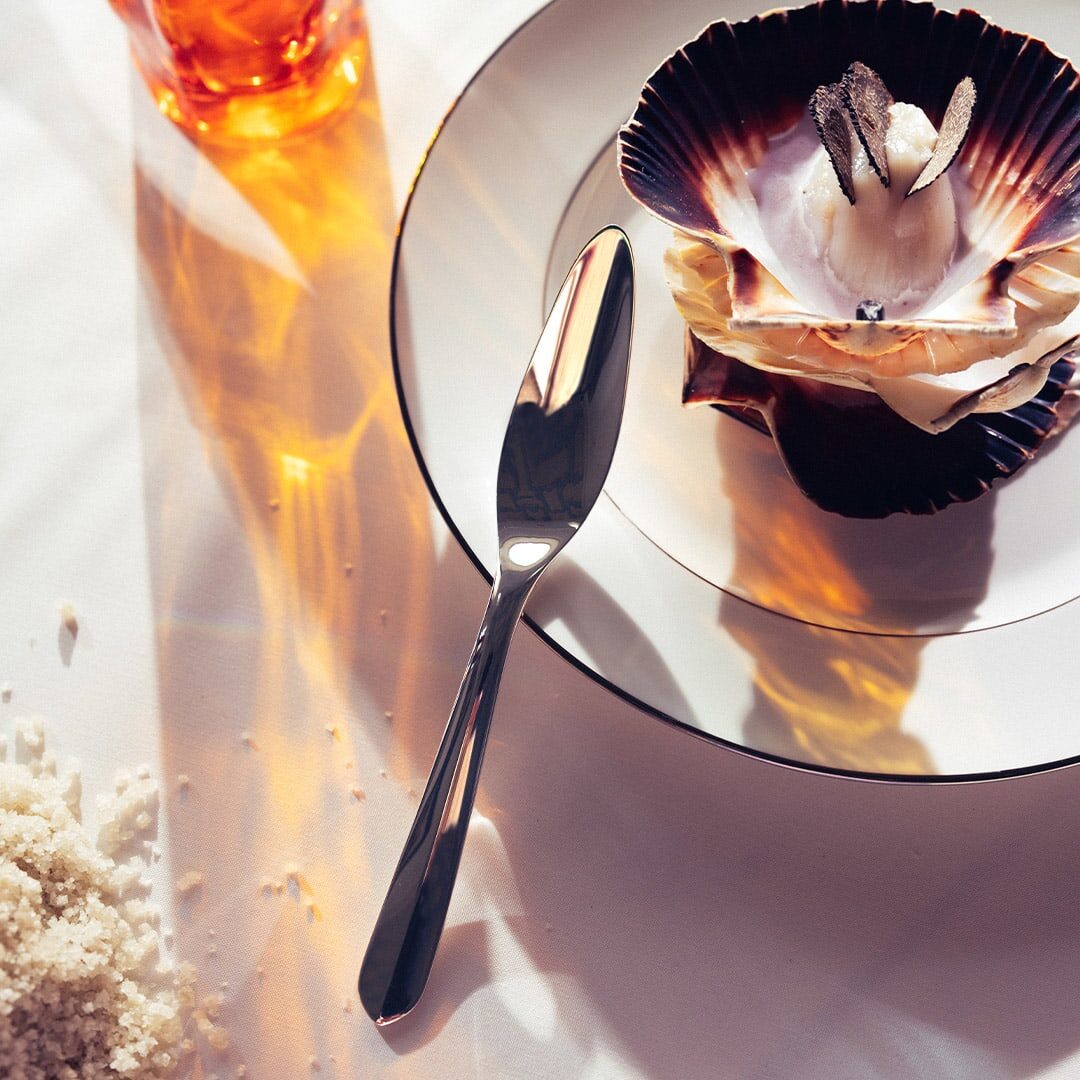 Christofle Infini Silver-Plated Fish-Sauce Knife — additional view